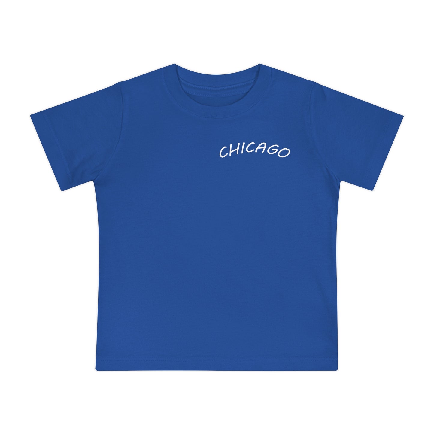 Retro Chicago Sunset Unisex Baby Short Sleeve T-Shirt