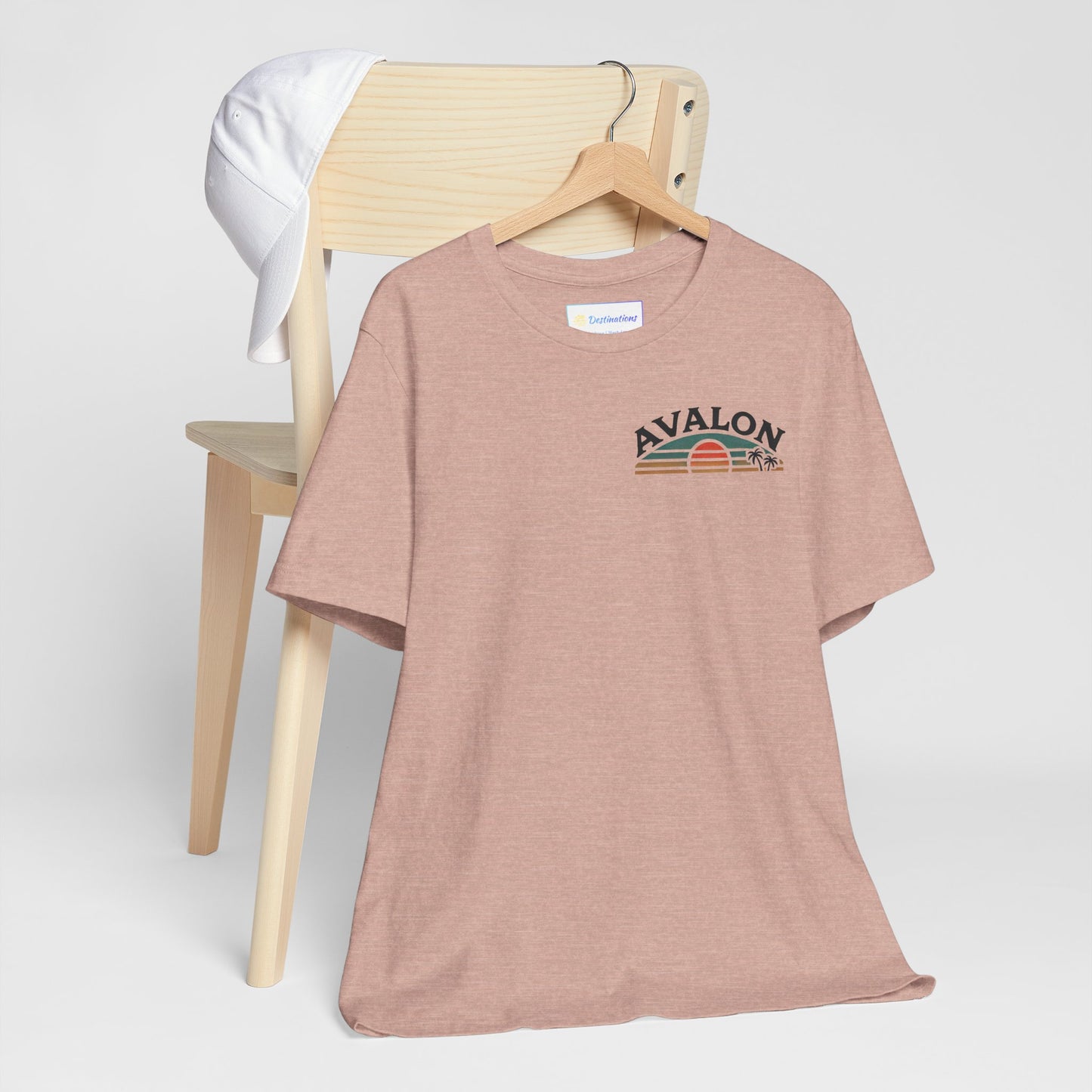Retro Avalon Sunset Unisex Jersey Tee