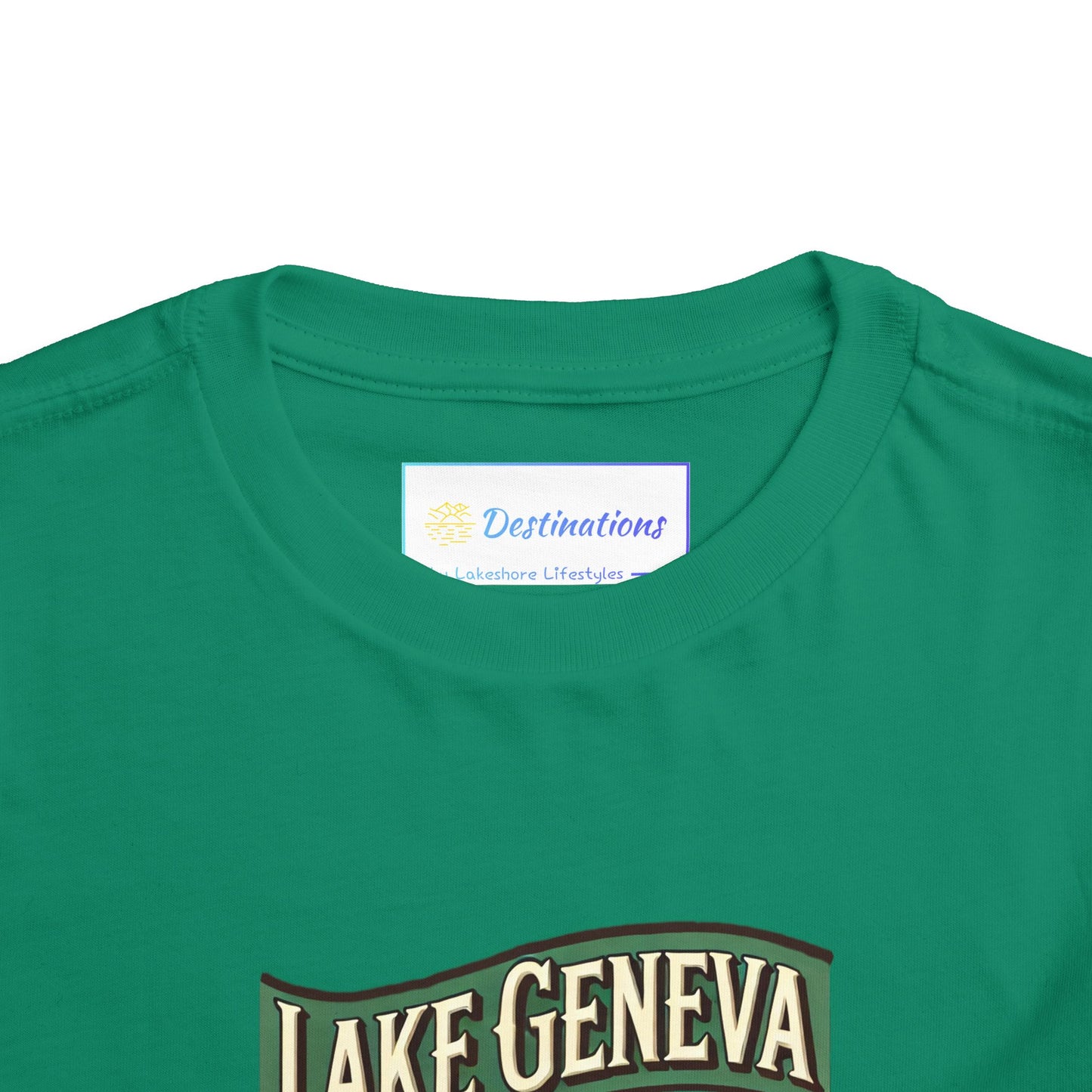 Retro Lake Geneva Unisex Toddler Short Sleeve Tee