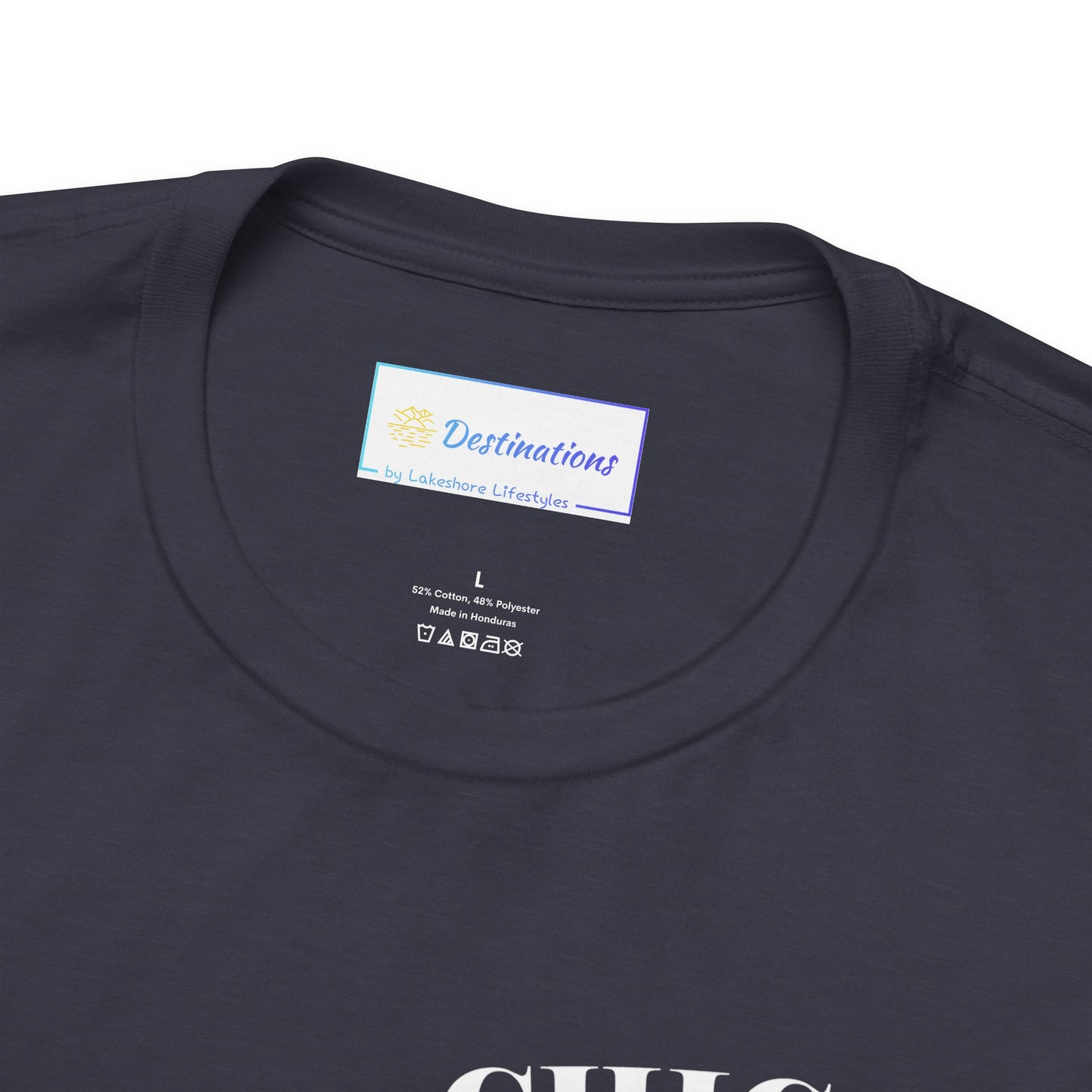 Mystery Noir Chicago Skyline Sunset Unisex Jersey Short Sleeve Tee