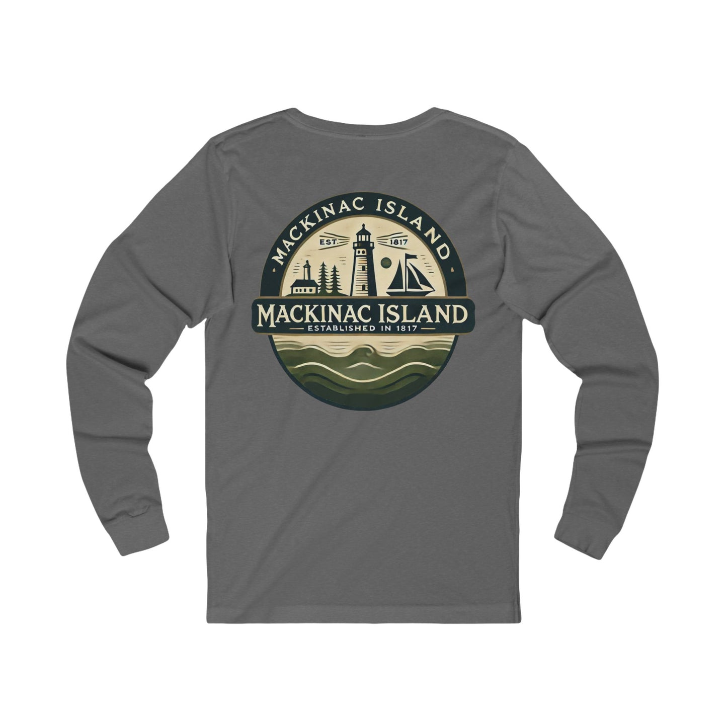 Vintage Mackinac Island Unisex Jersey Long Sleeve Tee