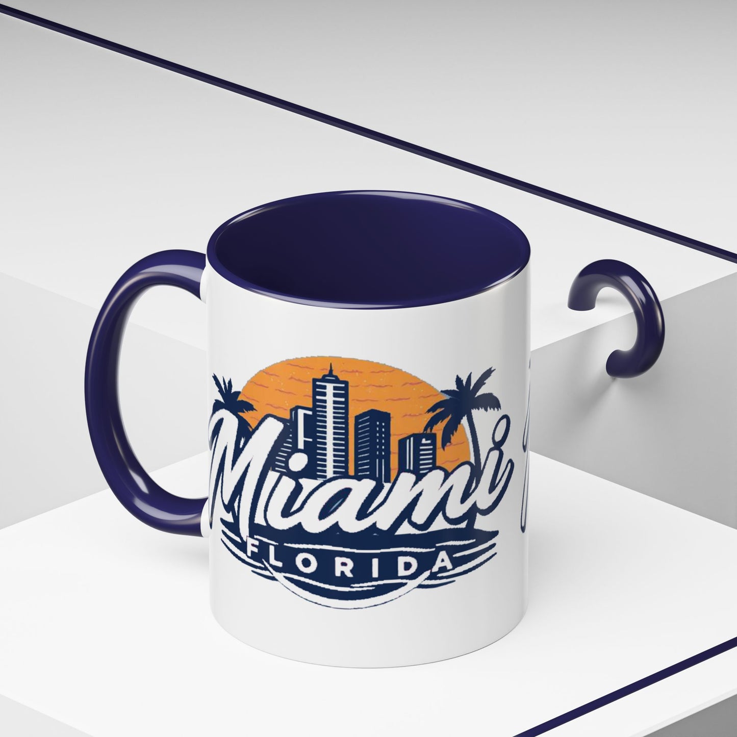Retro Miami Accent Coffee Mug