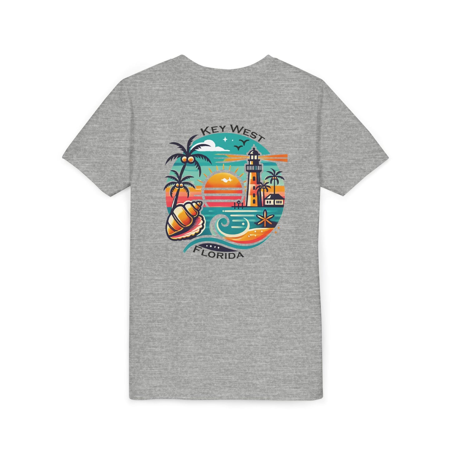 Vibrant Key West Youth Short Sleeve Tee
