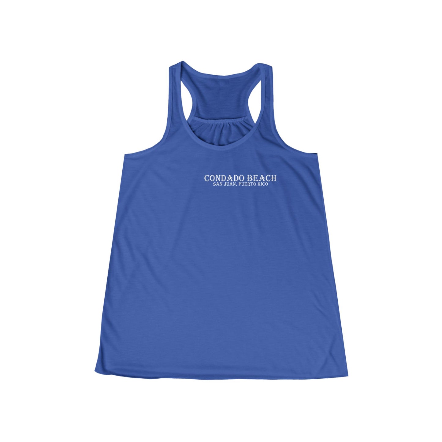 Coastal Vibes Condado Beach Women's Flowy Racerback Tank