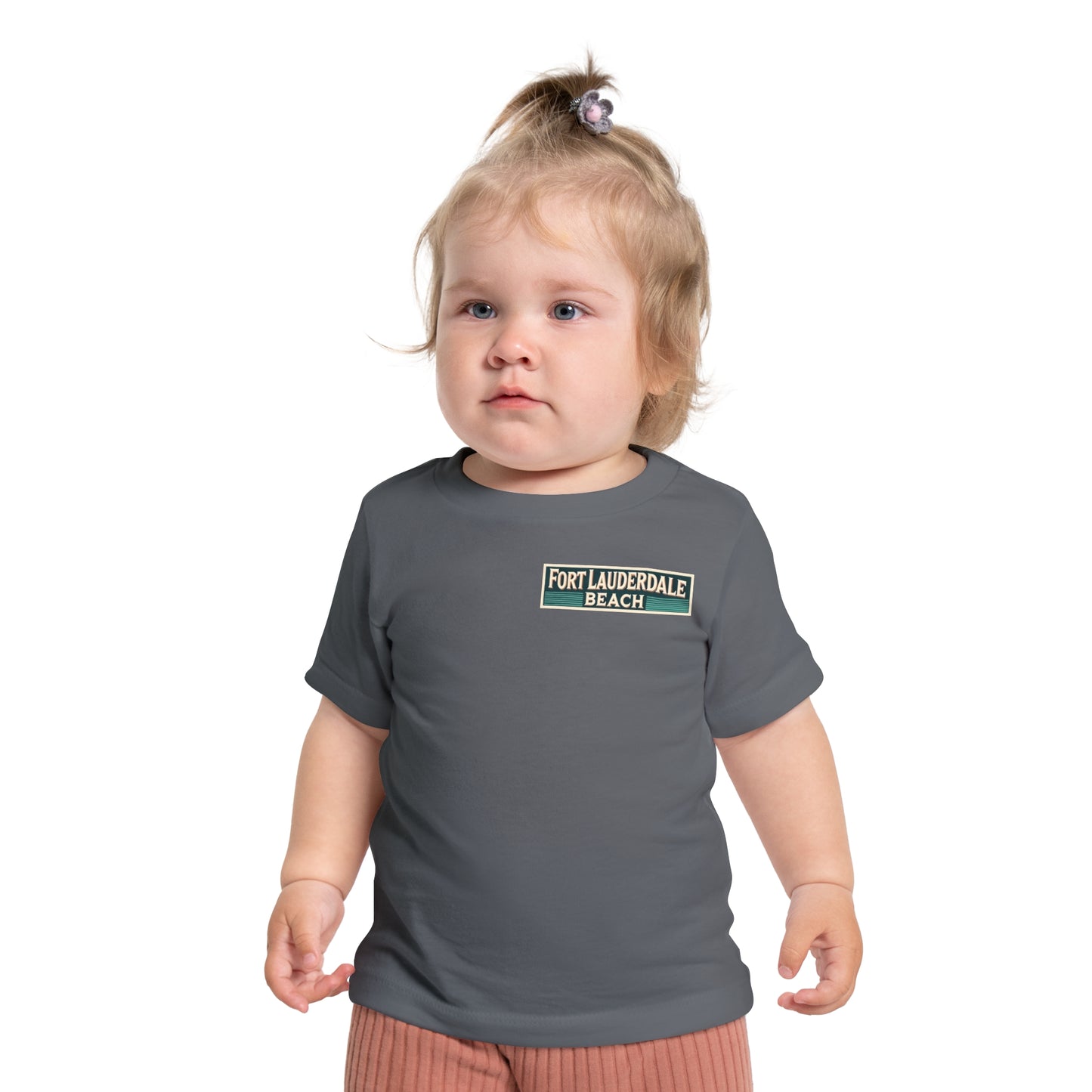 Vintage Fort Lauderdale Unisex Baby Short Sleeve T-Shirt