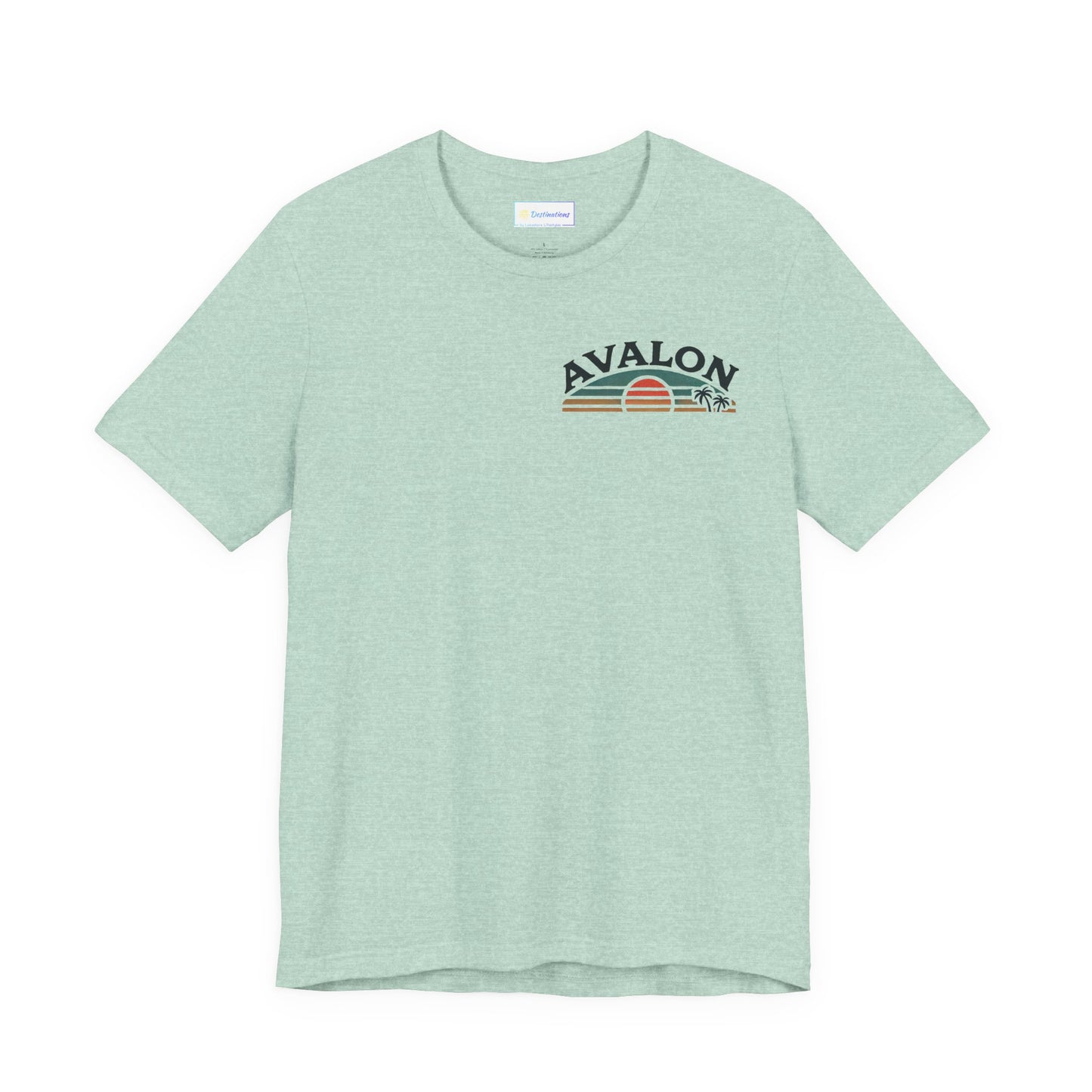 Retro Avalon Sunset Unisex Jersey Tee