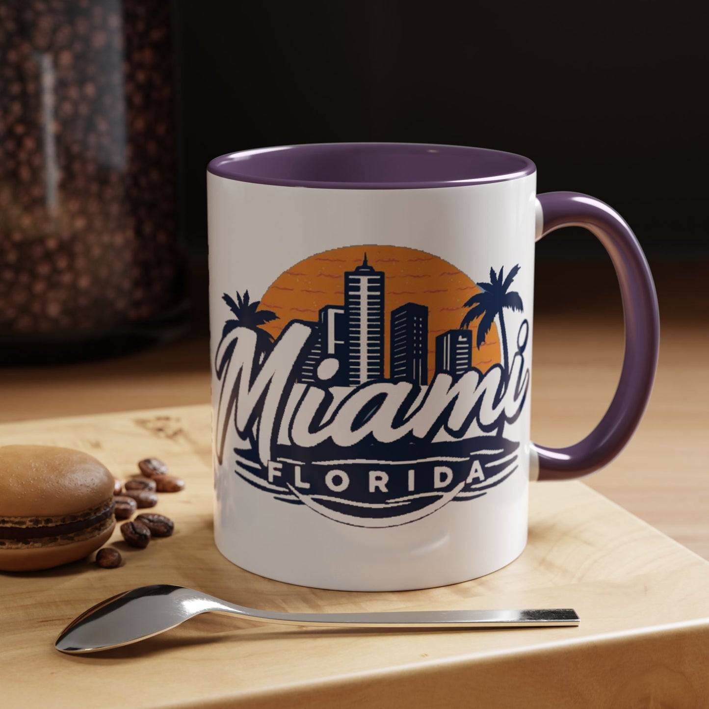 Retro Miami Accent Coffee Mug