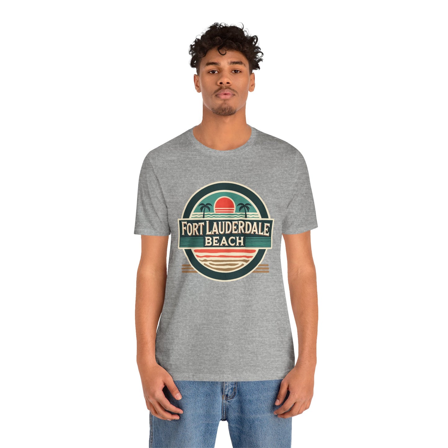 Vintage Fort Lauderdale Unisex Jersey Short Sleeve Tee
