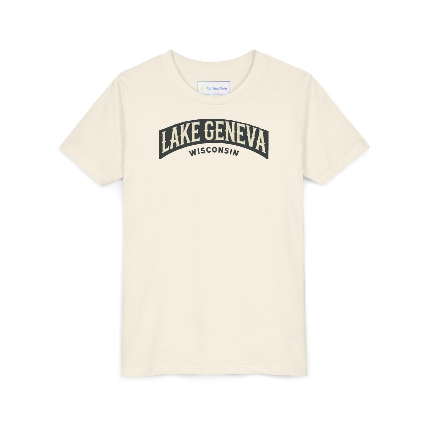Vintage Lake Geneva Unisex Youth Short Sleeve Tee