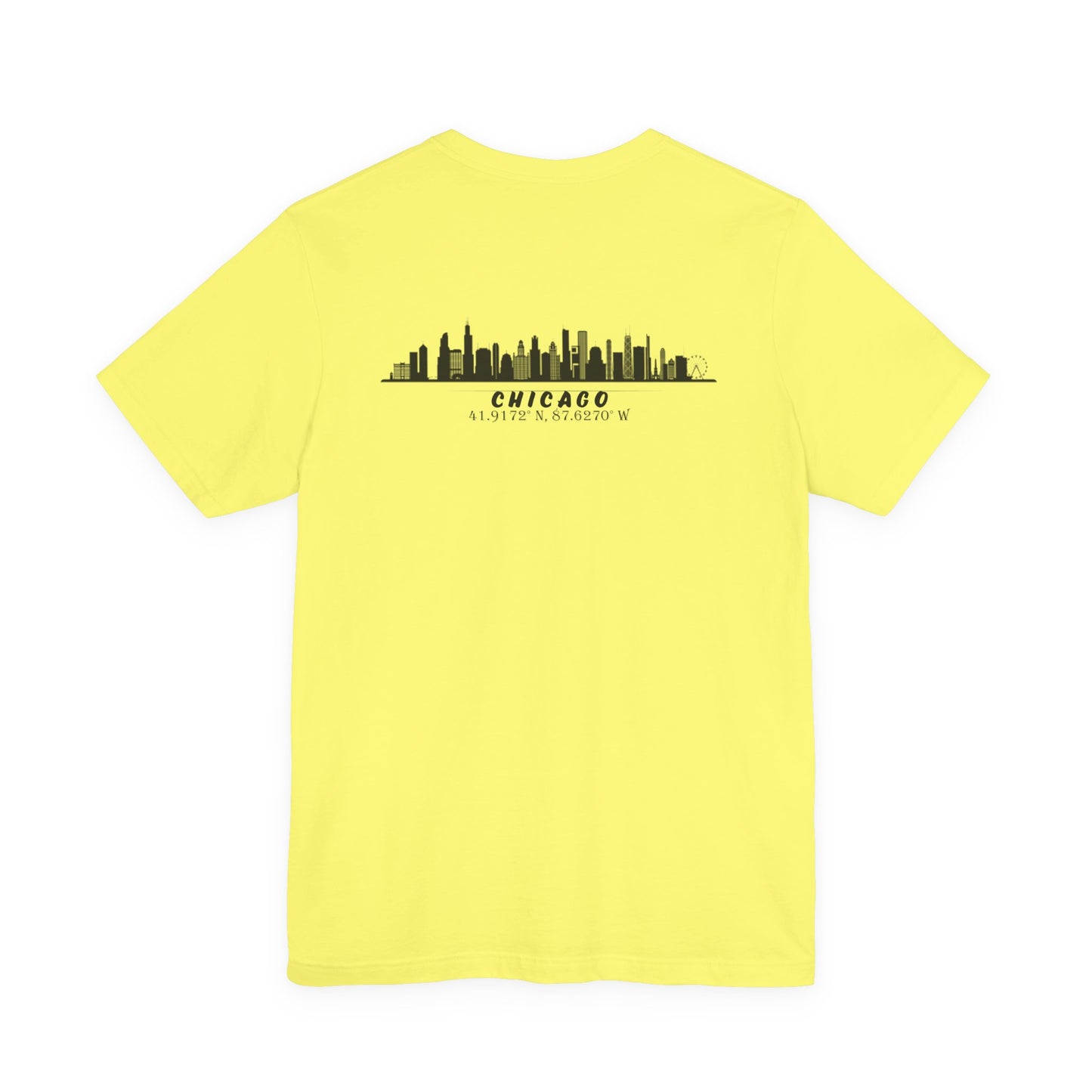 Latitudes Chicago Skyline Unisex Jersey Short Sleeve Tee