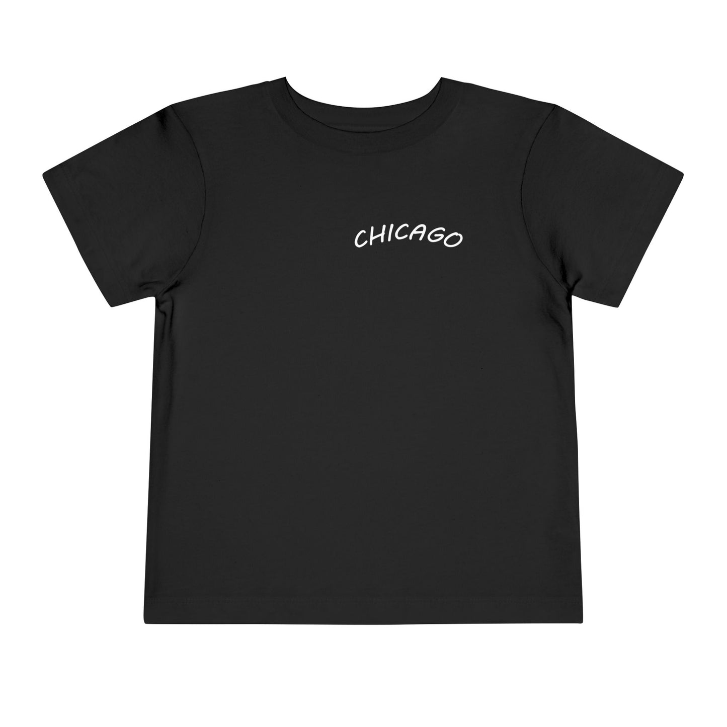 Retro Chicago Sunset Unisex Toddler Short Sleeve Tee