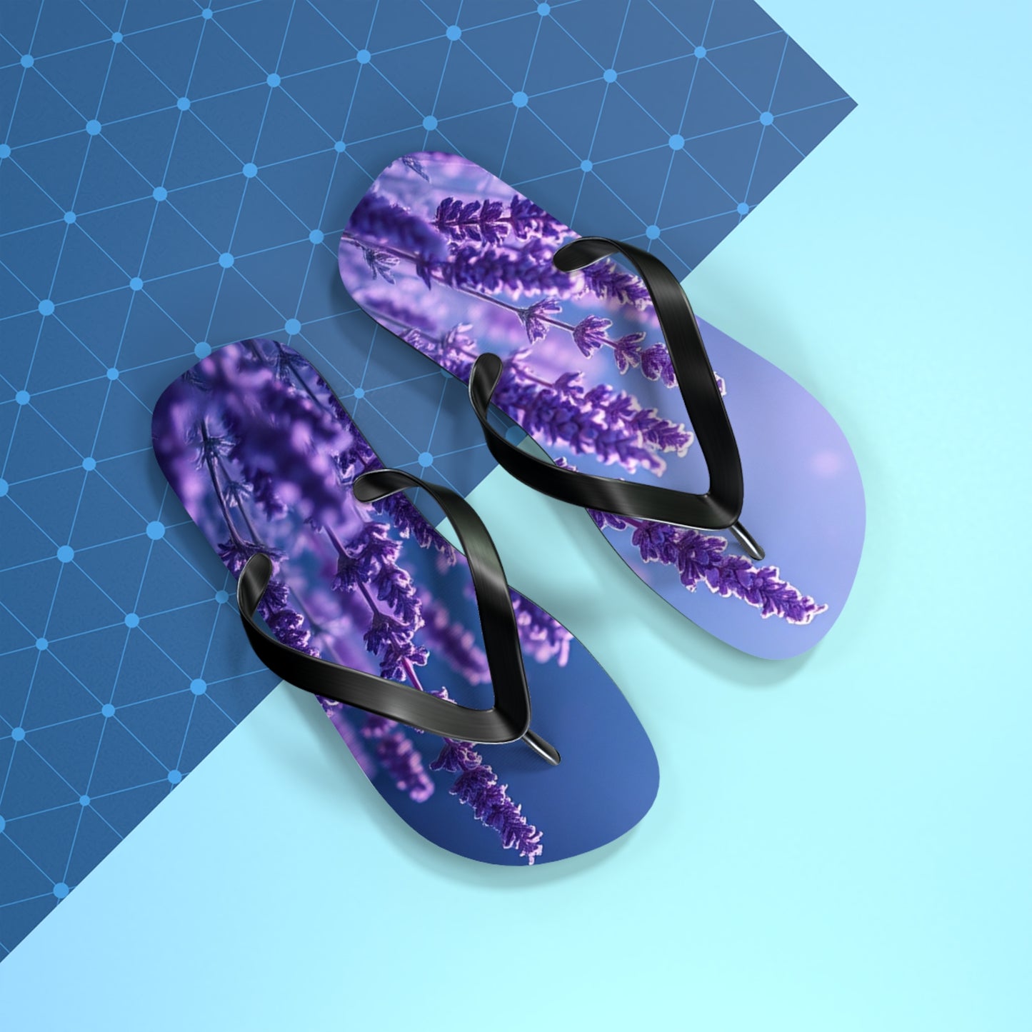 Lavender Flip Flops