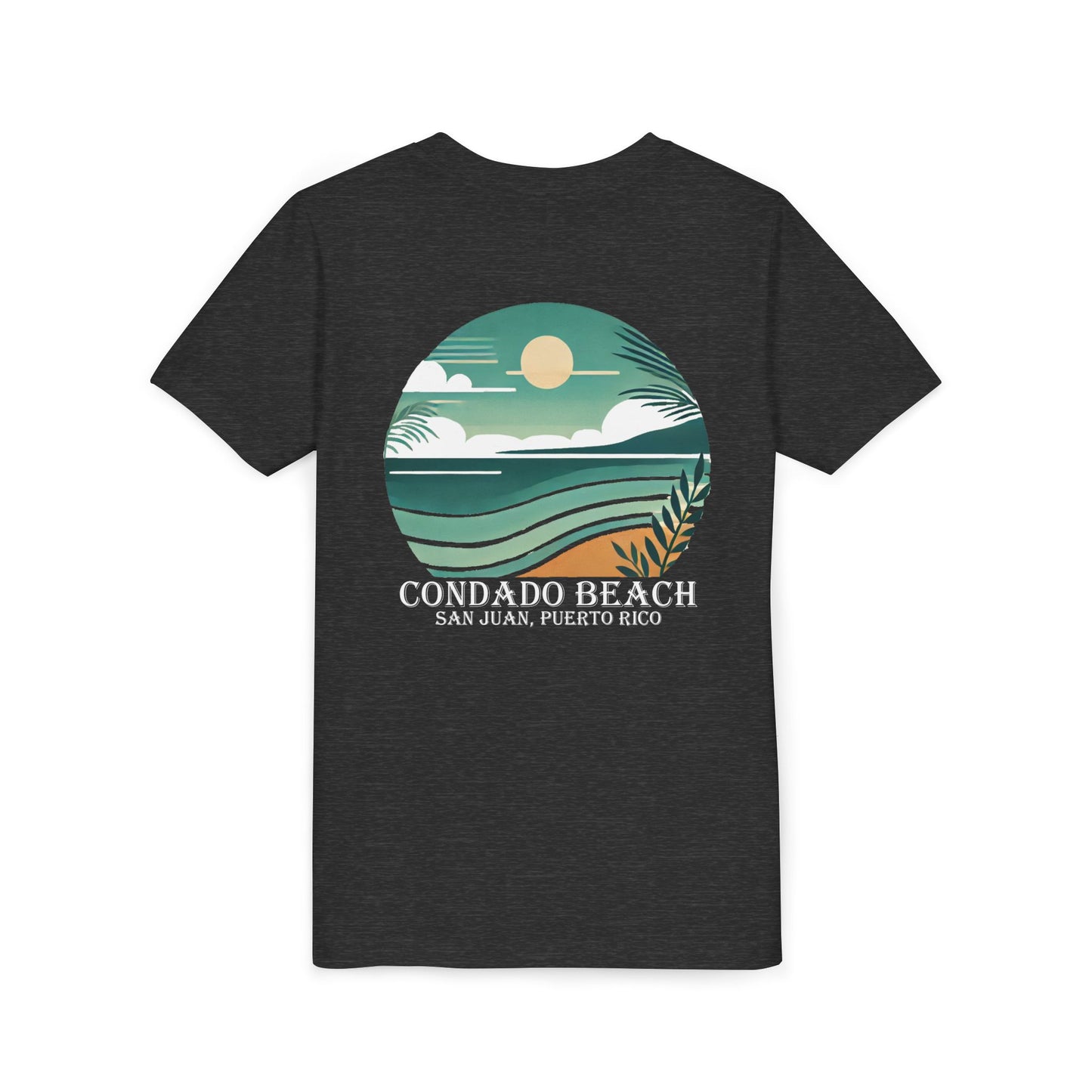 Coastal Vibes Condado Beach Unisex Youth Short Sleeve Tee