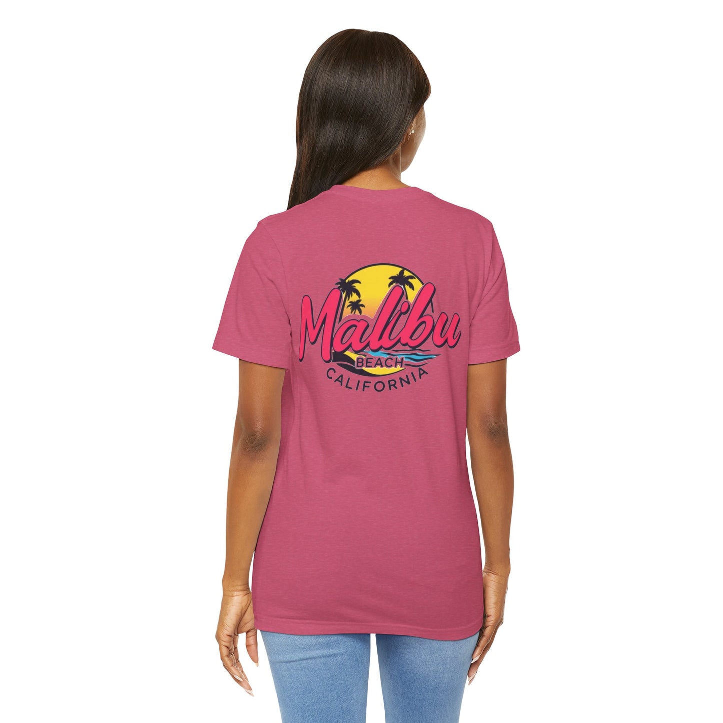 Retro Malibu Unisex Jersey Short Sleeve Tee