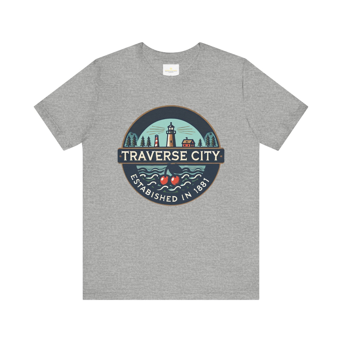 Vintage Traverse City Unisex Jersey Short Sleeve Tee