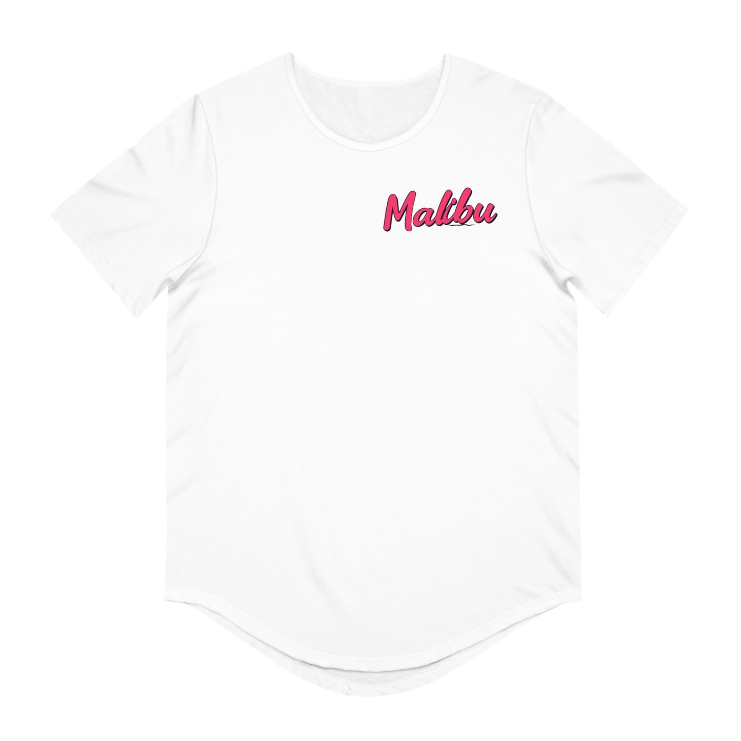 Retro Malibu Men's Jersey Curved Hem Tee
