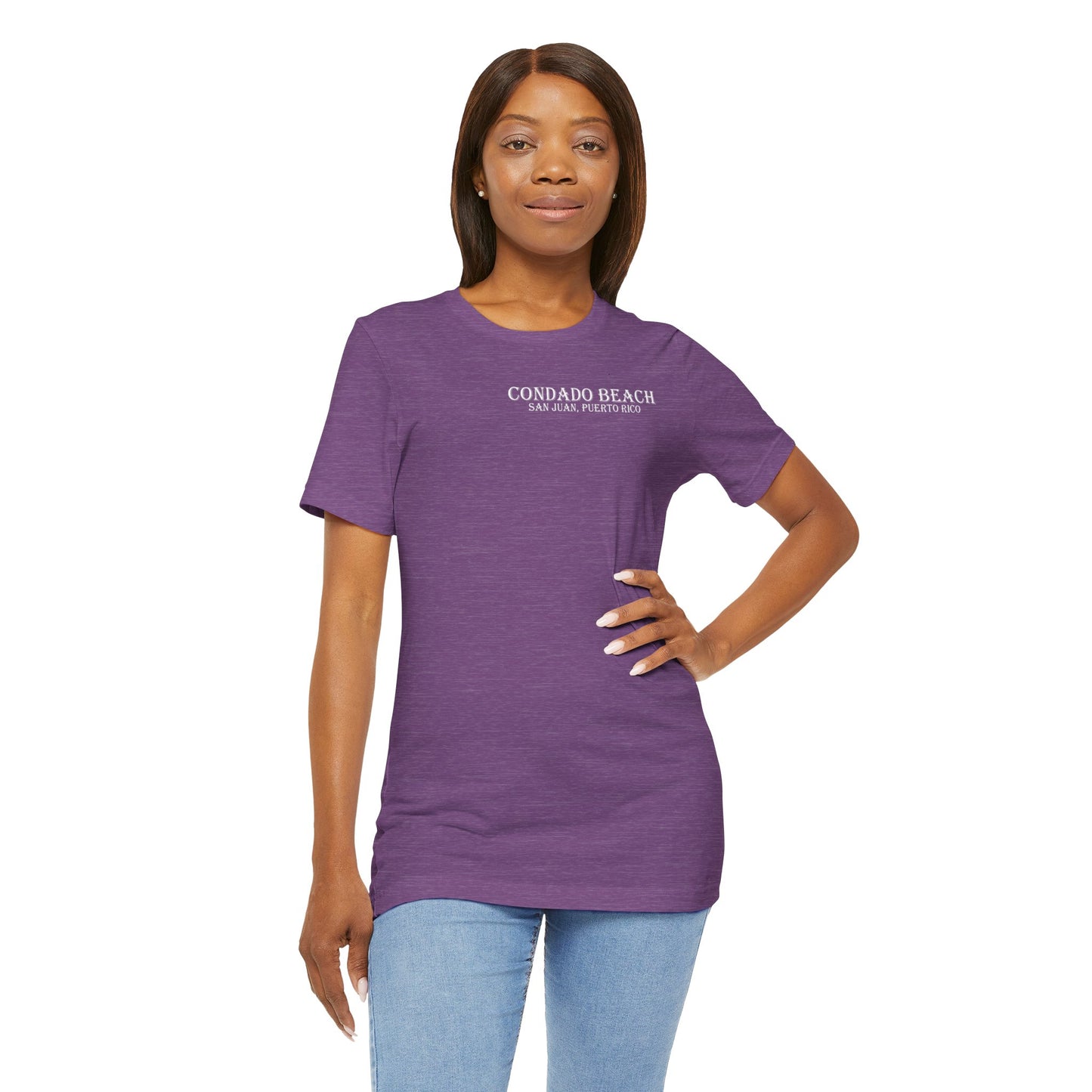 Coastal Vibes Condado Beach Unisex Jersey Short Sleeve Tee