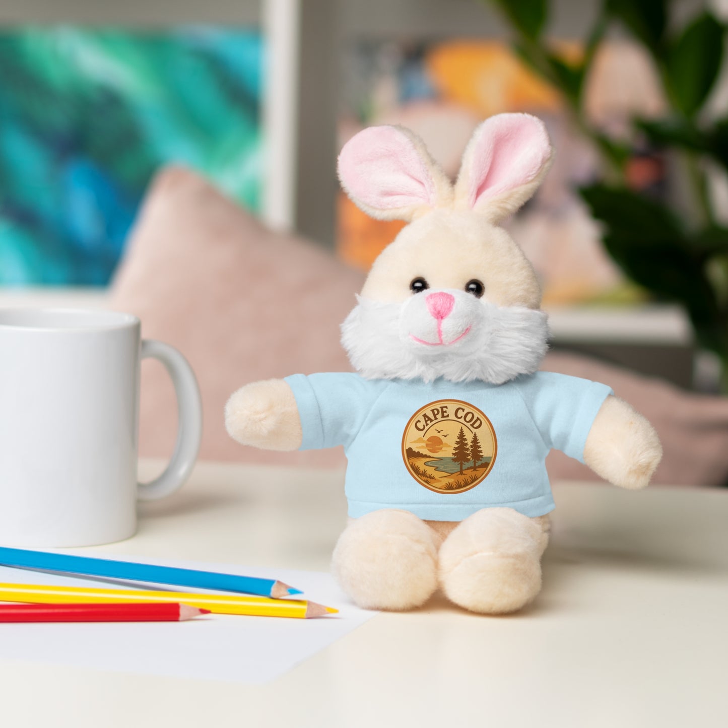 Rustic Cape Cod Stuffed Animals with Tee