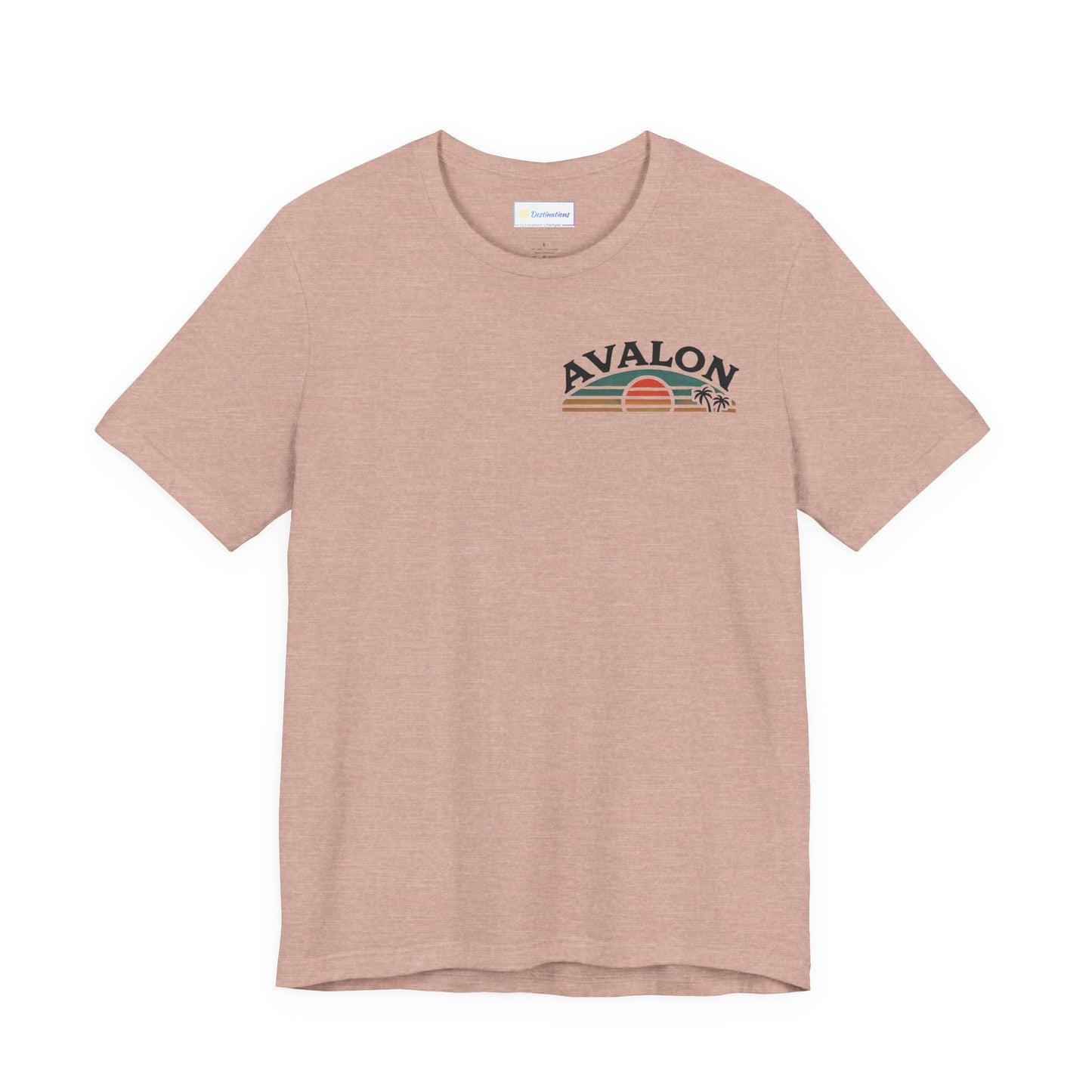 Retro Avalon Sunset Unisex Jersey Tee