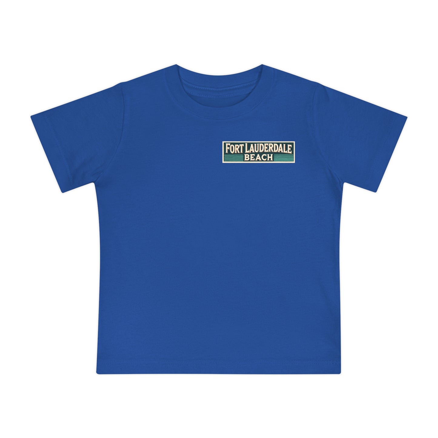 Vintage Fort Lauderdale Unisex Baby Short Sleeve T-Shirt