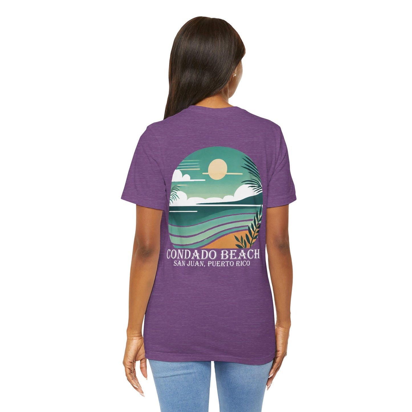 Coastal Vibes Condado Beach Unisex Jersey Short Sleeve Tee