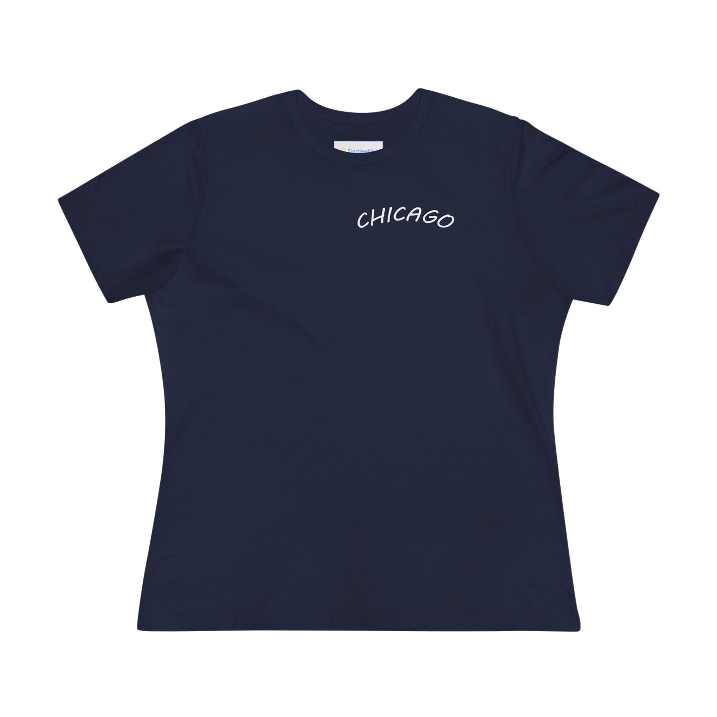 Retro Chicago Sunset Women's Cotton Tee