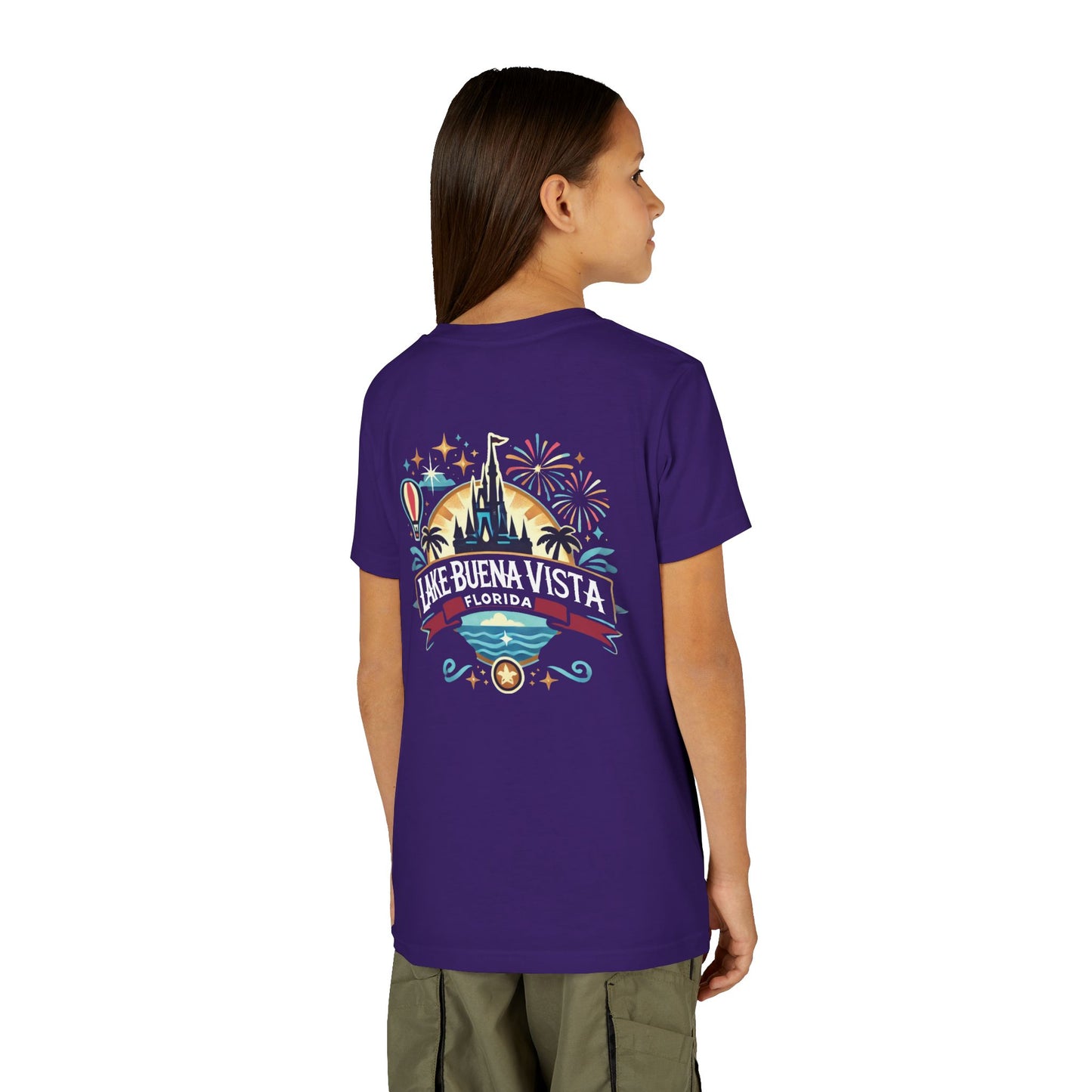 Adventurous Lake Buena Vista Unisex Youth Short Sleeve Tee