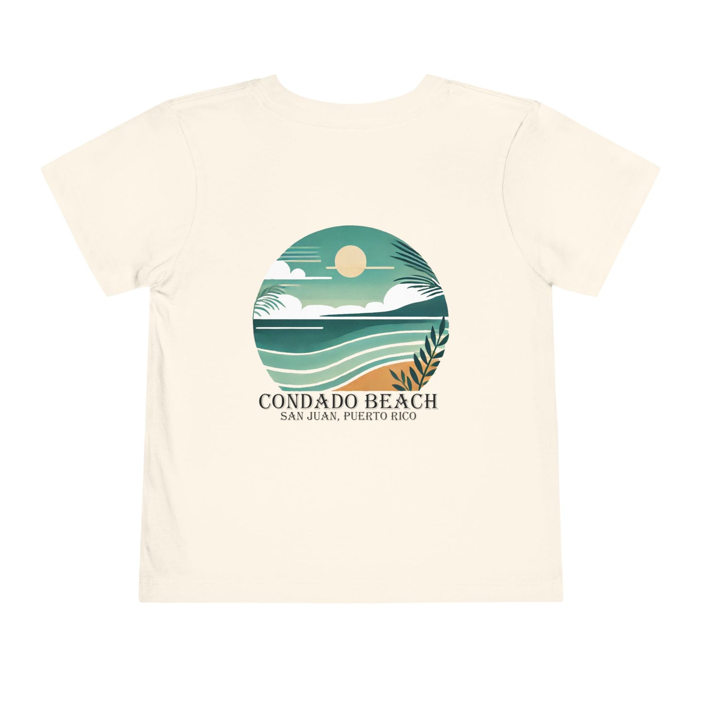 Coastal Vibes Condado Beach Unisex Toddler Short Sleeve Tee
