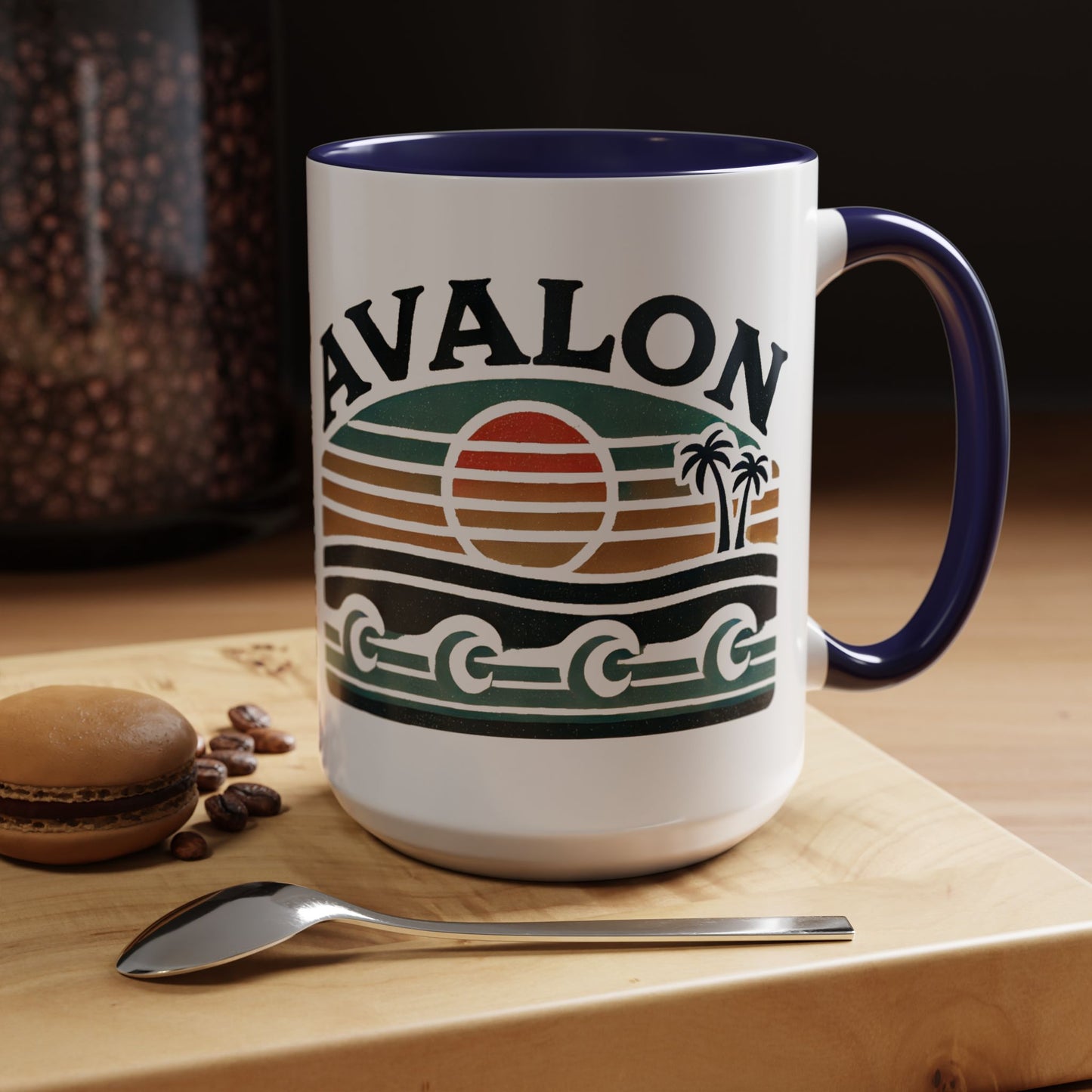 Retro Avalon Accent Coffee Mug
