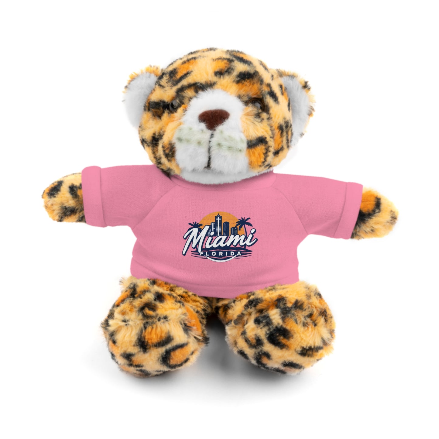 Retro Miami Stuffed Animals with Tee