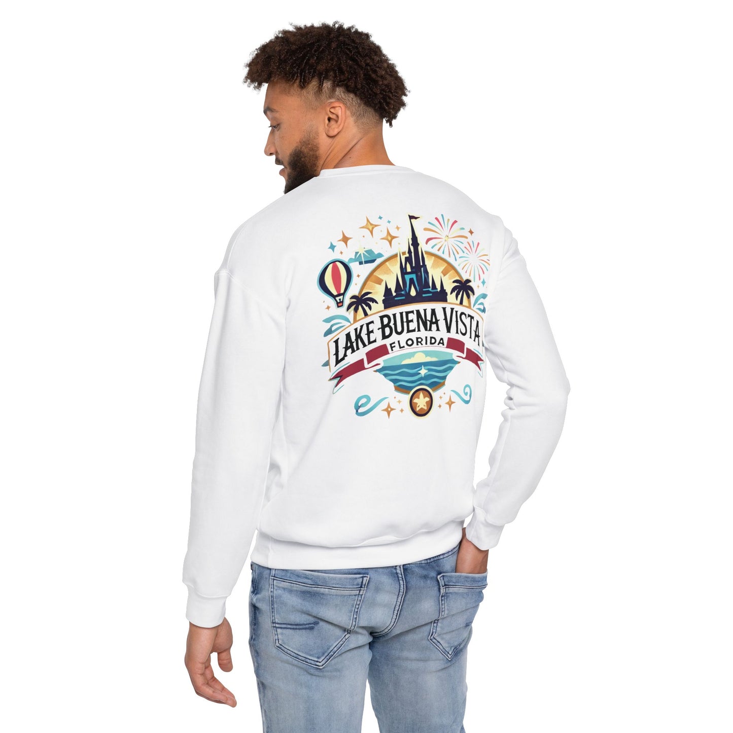 Adventurous Lake Buena Vista Unisex Drop Shoulder Sweatshirt