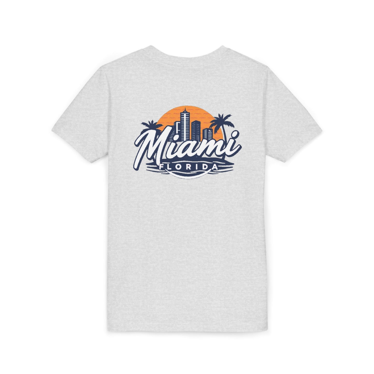 Retro Miami Unisex Youth Short Sleeve Tee