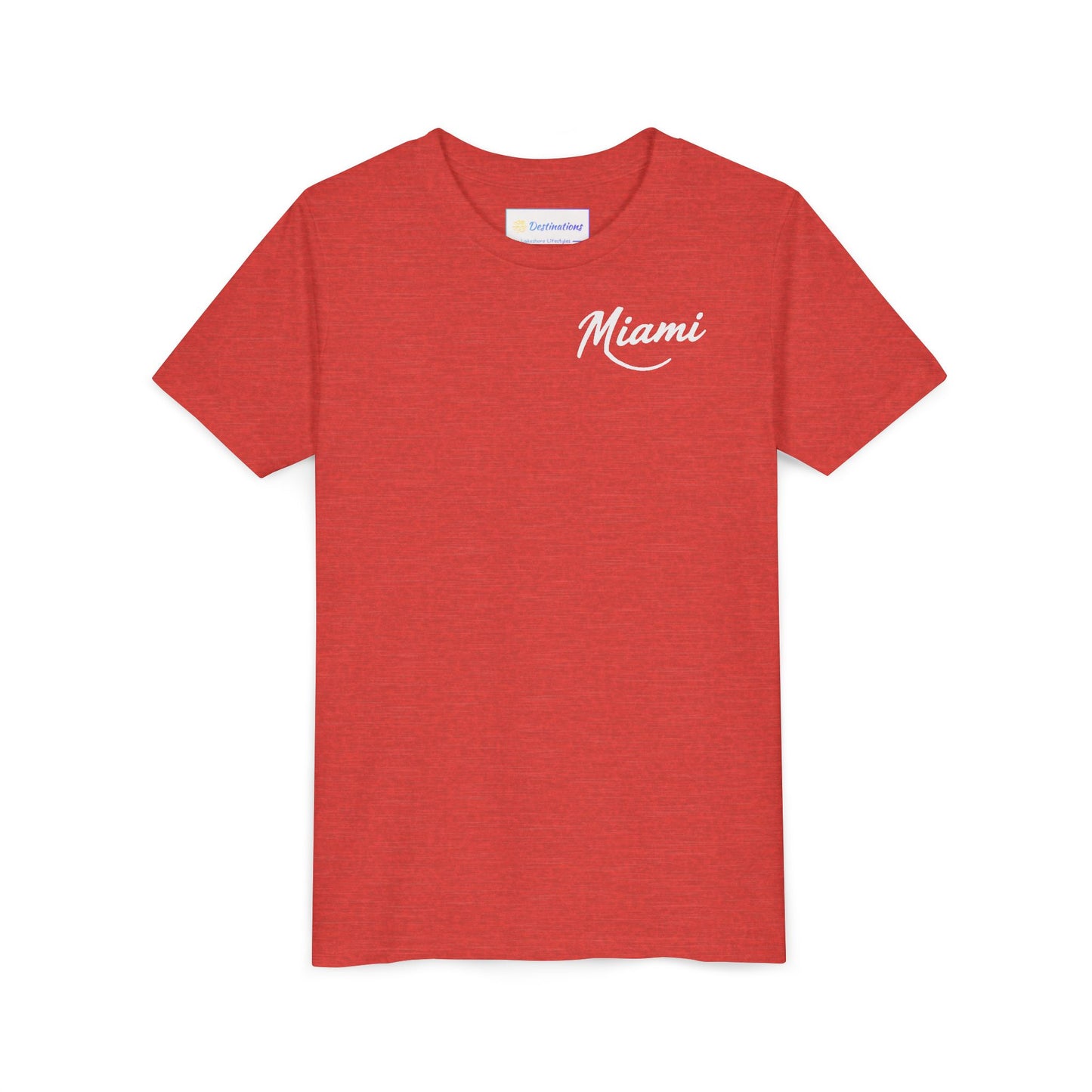 Retro Miami Unisex Youth Short Sleeve Tee