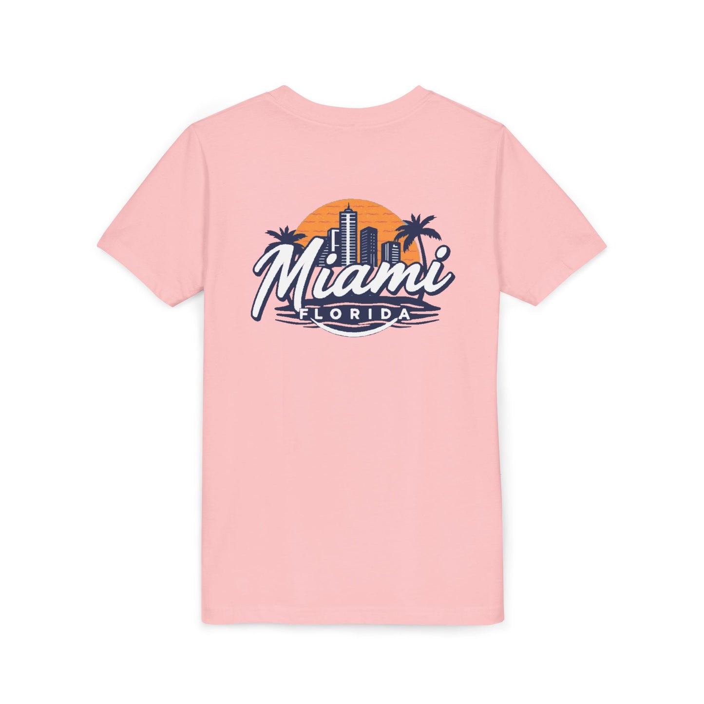 Retro Miami Unisex Youth Short Sleeve Tee