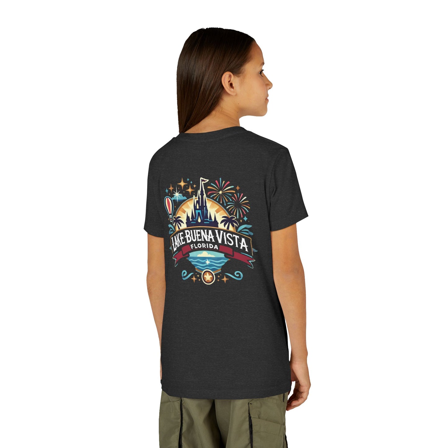 Adventurous Lake Buena Vista Unisex Youth Short Sleeve Tee