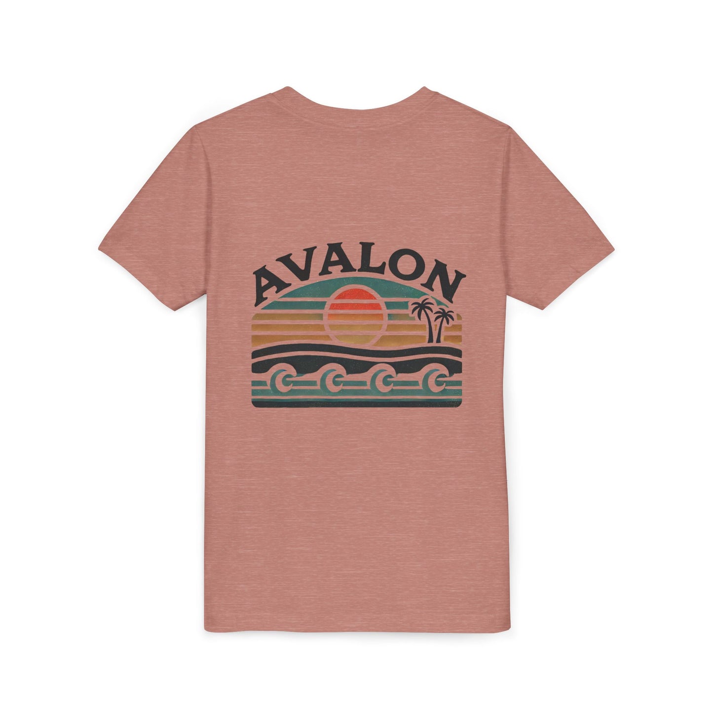 Retro Avalon Sunset Youth Short Sleeve Tee