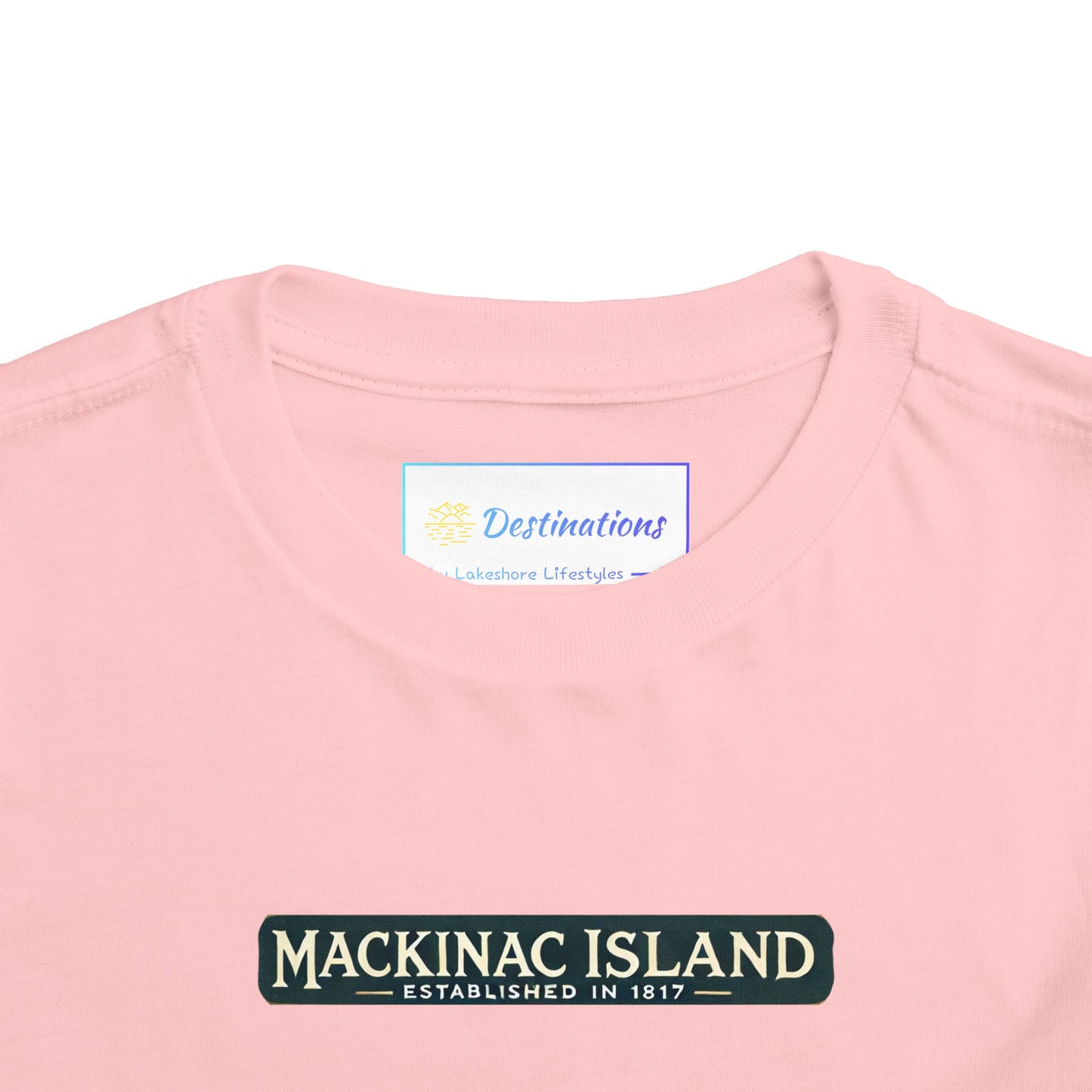 Vintage Mackinac Island Unisex Toddler Short Sleeve Tee