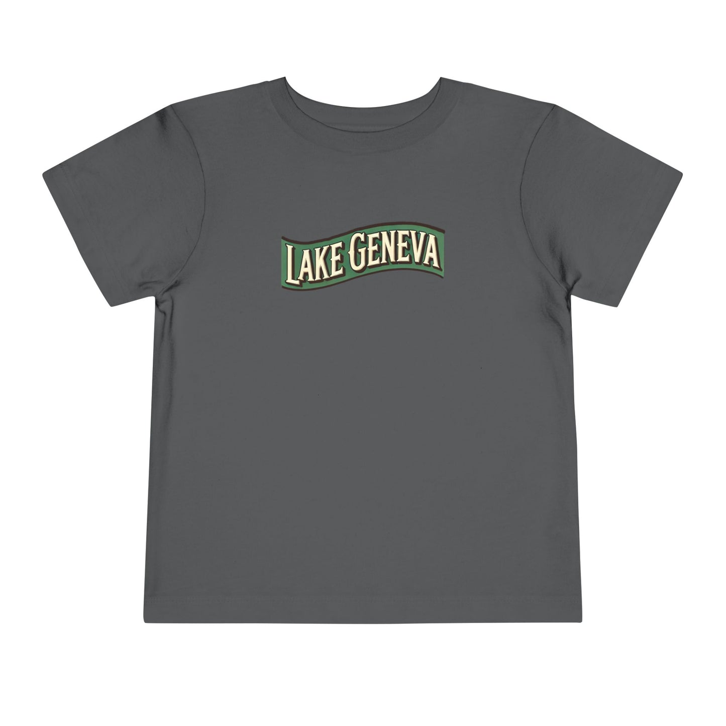 Retro Lake Geneva Unisex Toddler Short Sleeve Tee