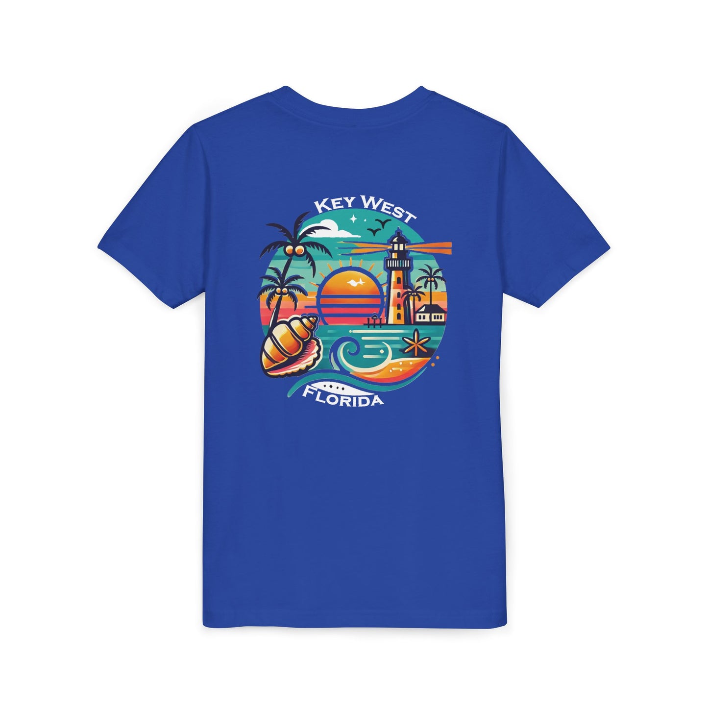 Vibrant Key West Youth Short Sleeve Tee
