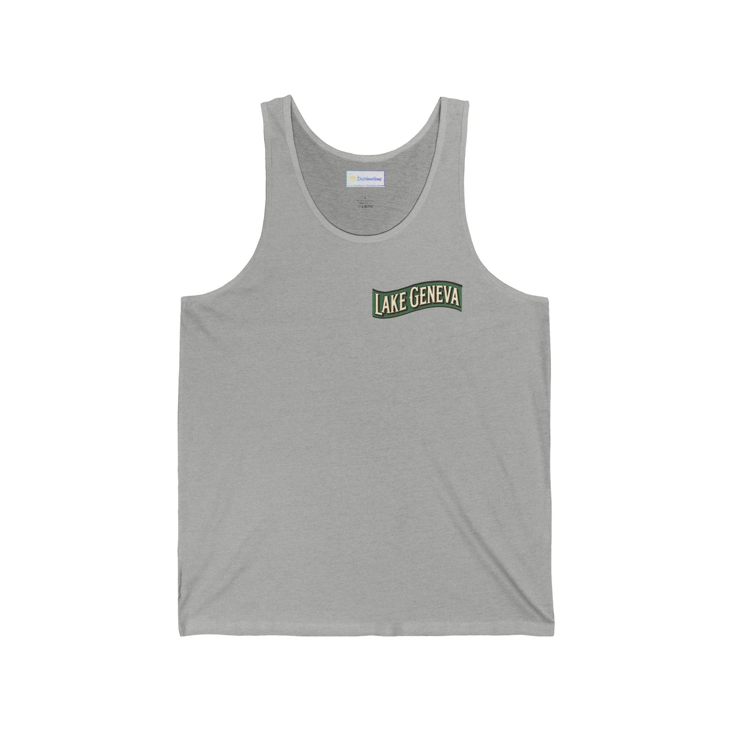 Retro Lake Geneva Unisex Jersey Tank