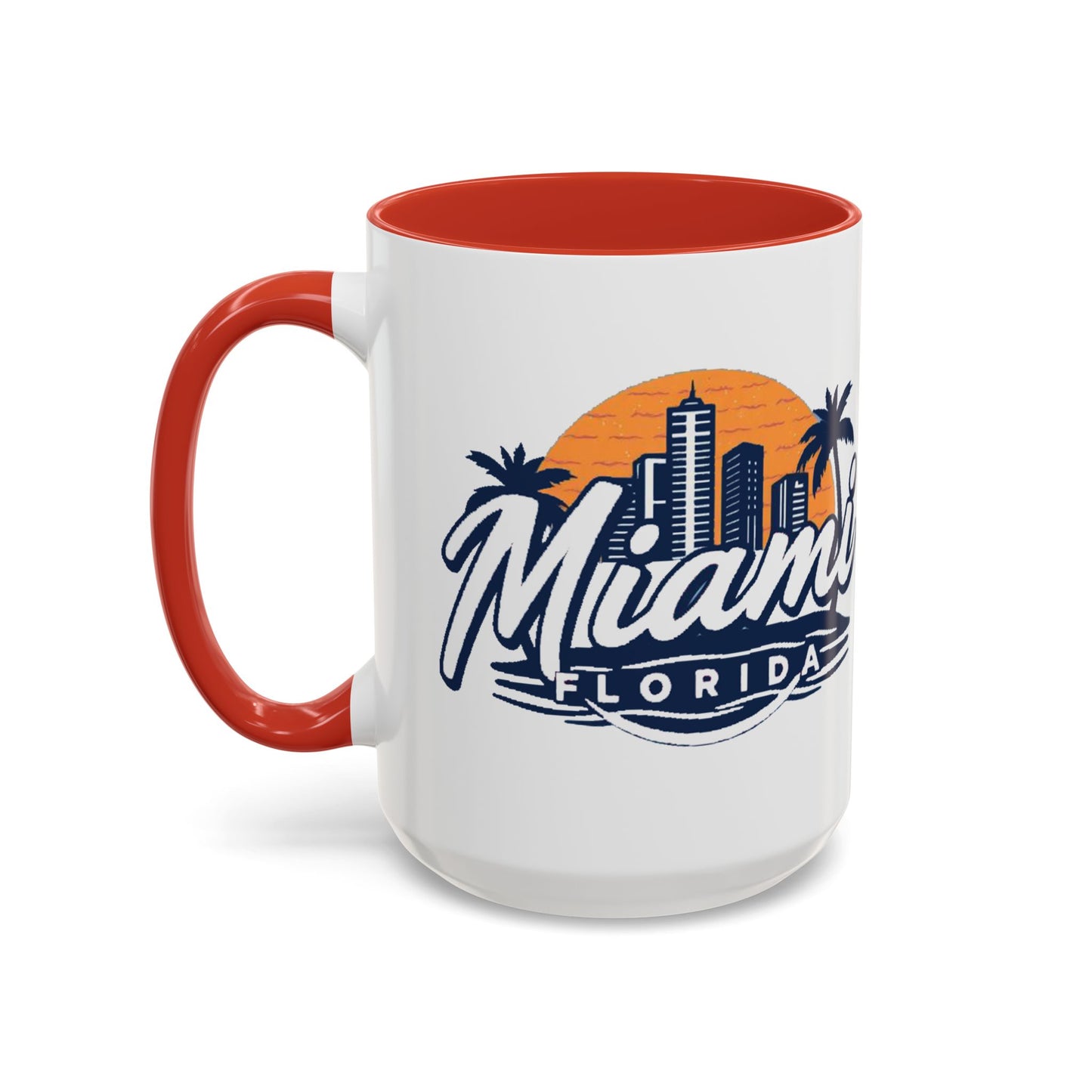 Retro Miami Accent Coffee Mug
