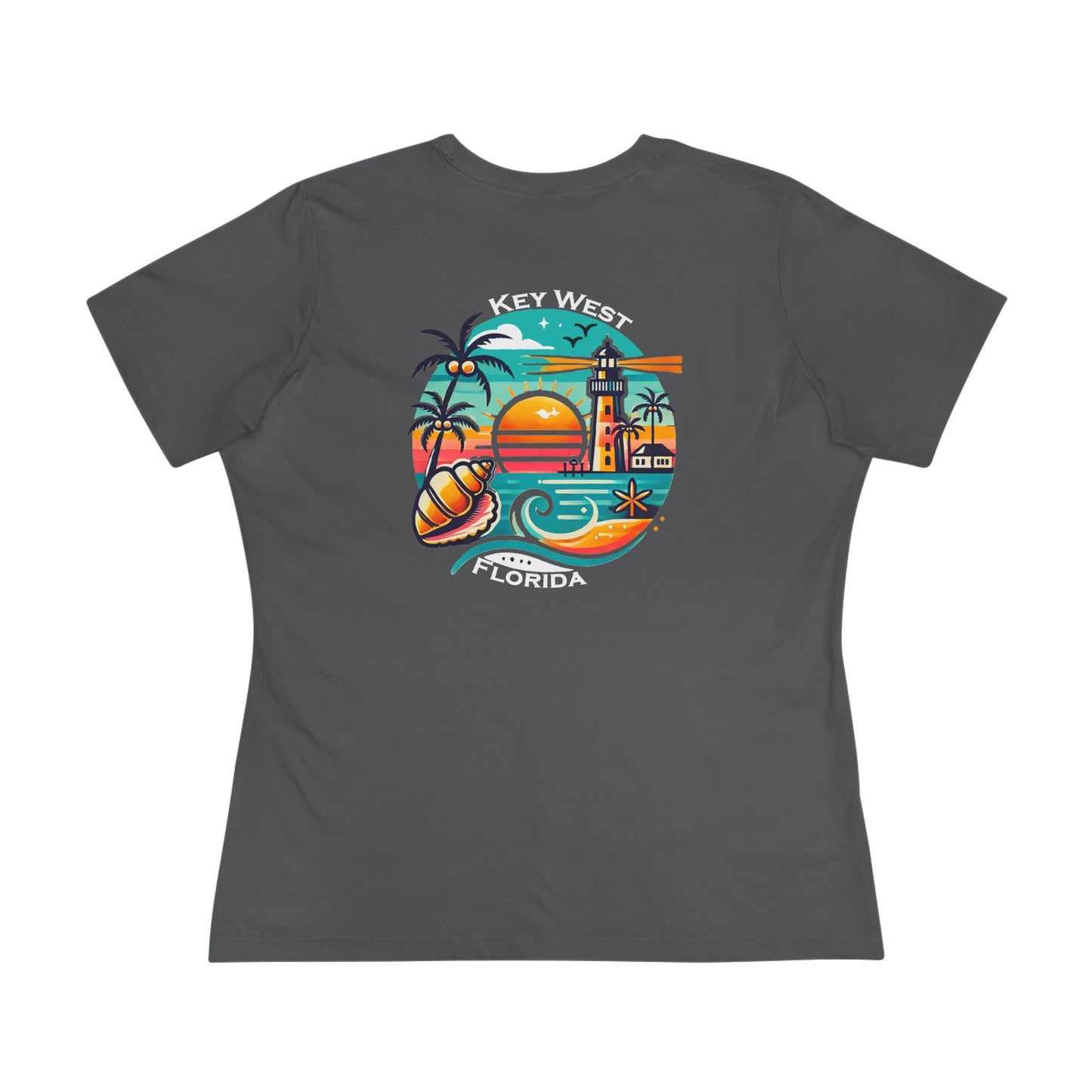 Vibrant Key West Women's Cotton Tee