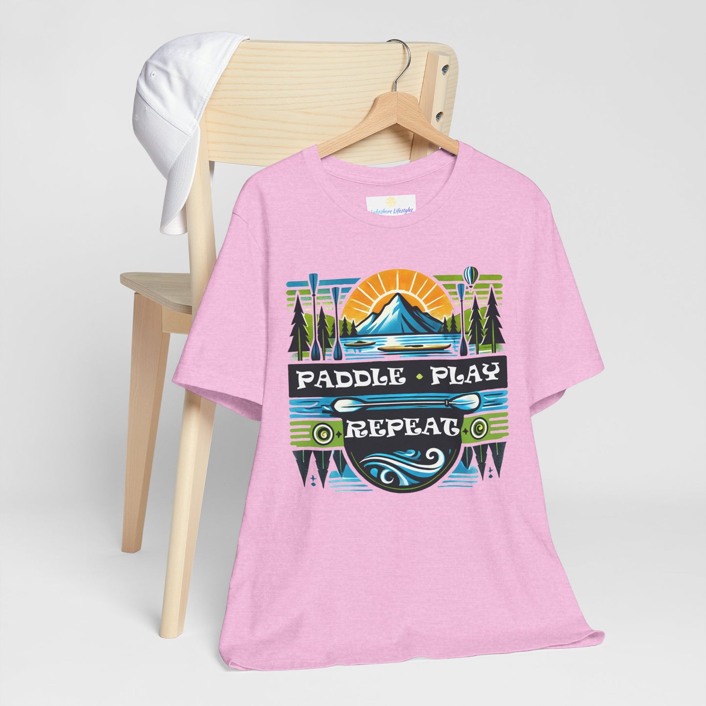 Paddle, Play, Repeat Short Sleeve Tee