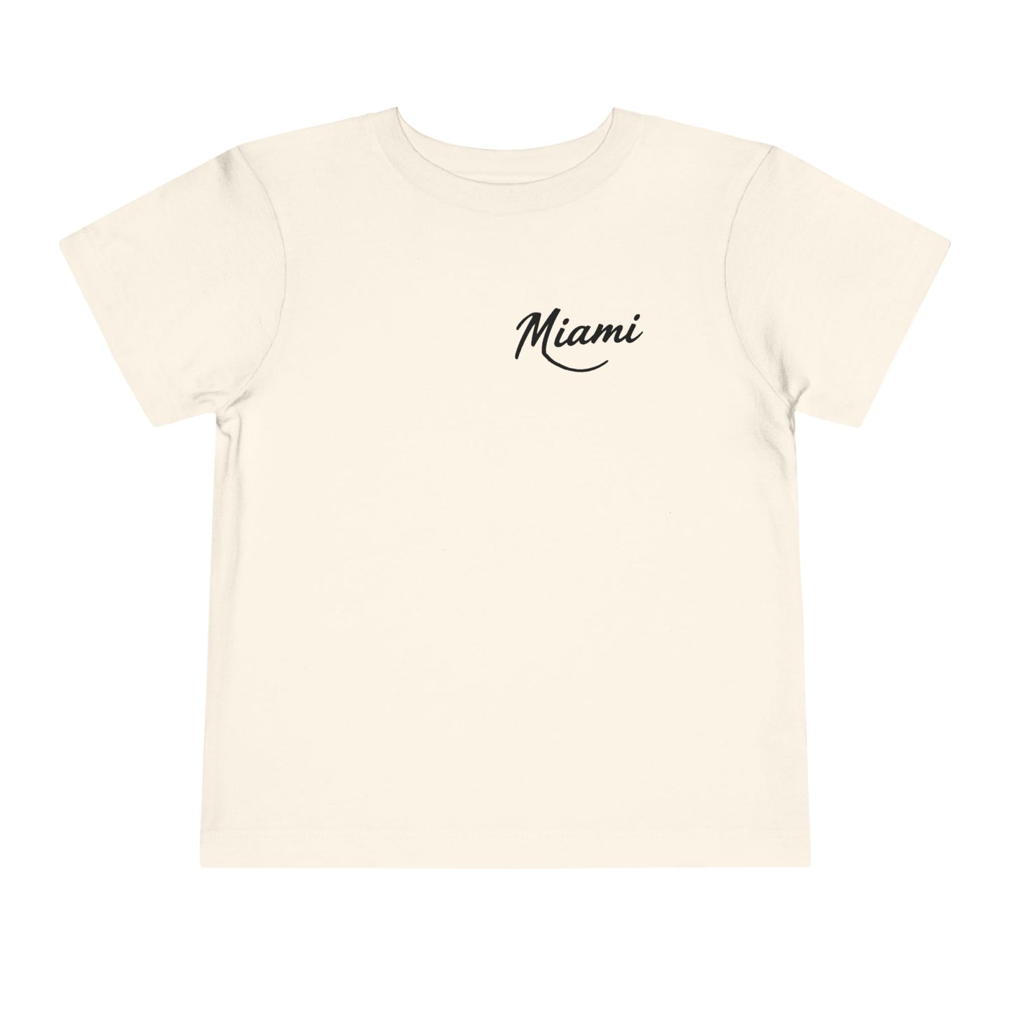 Retro Miami Unisex Toddler Short Sleeve Tee