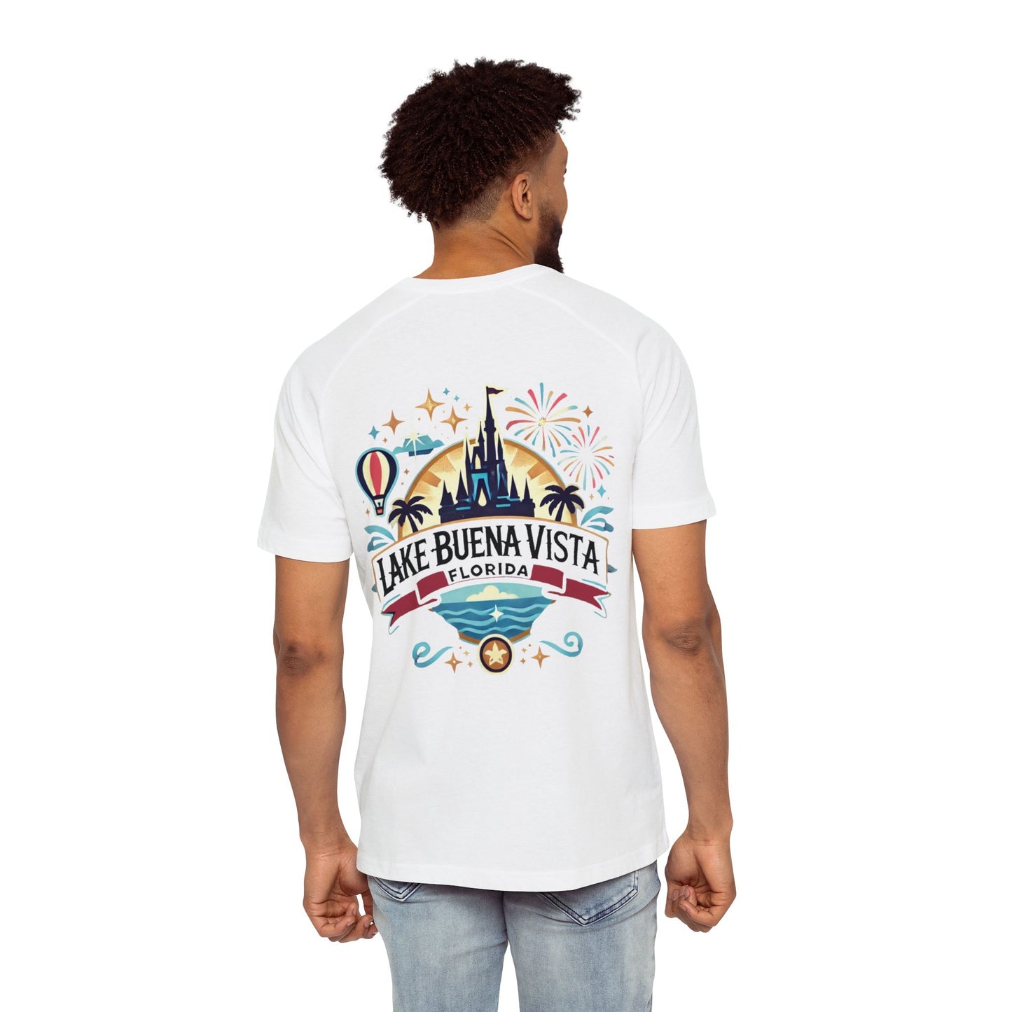 Adventurous Lake Buena Vista Men's Raglan T-Shirt