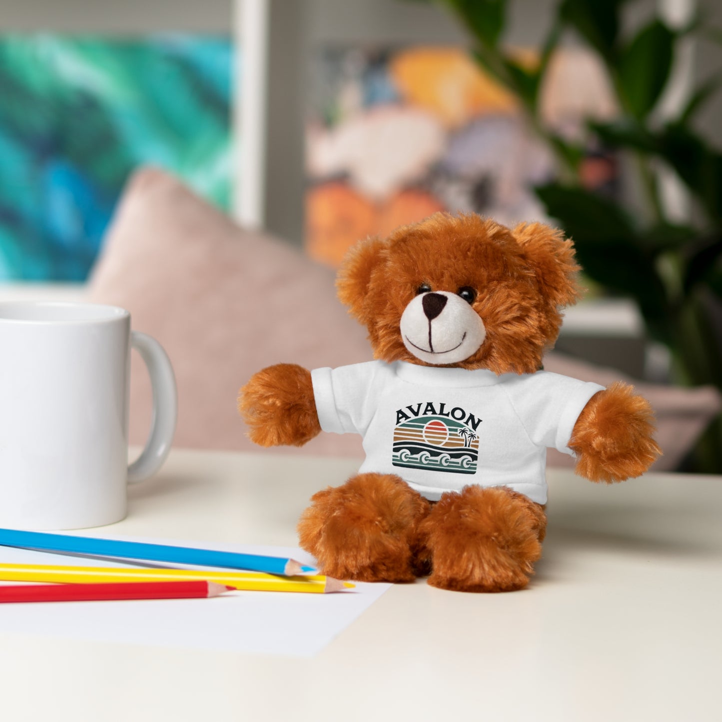 Retro Avalon Stuffed Animals with Tee