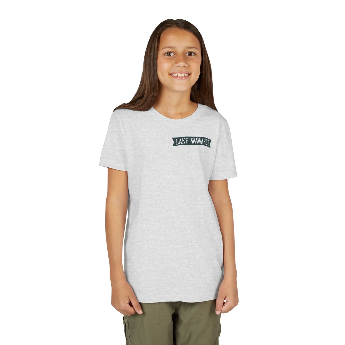 Vintage Lake Wawasee Unisex Youth Short Sleeve Tee
