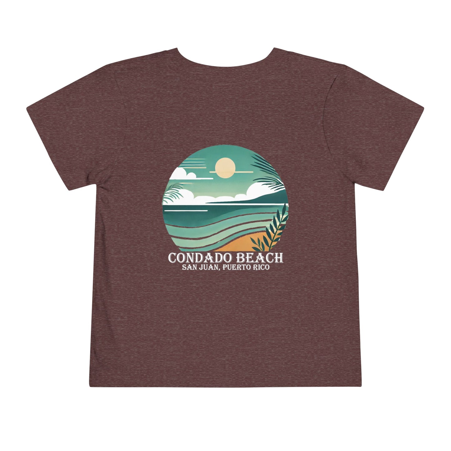 Coastal Vibes Condado Beach Unisex Toddler Short Sleeve Tee