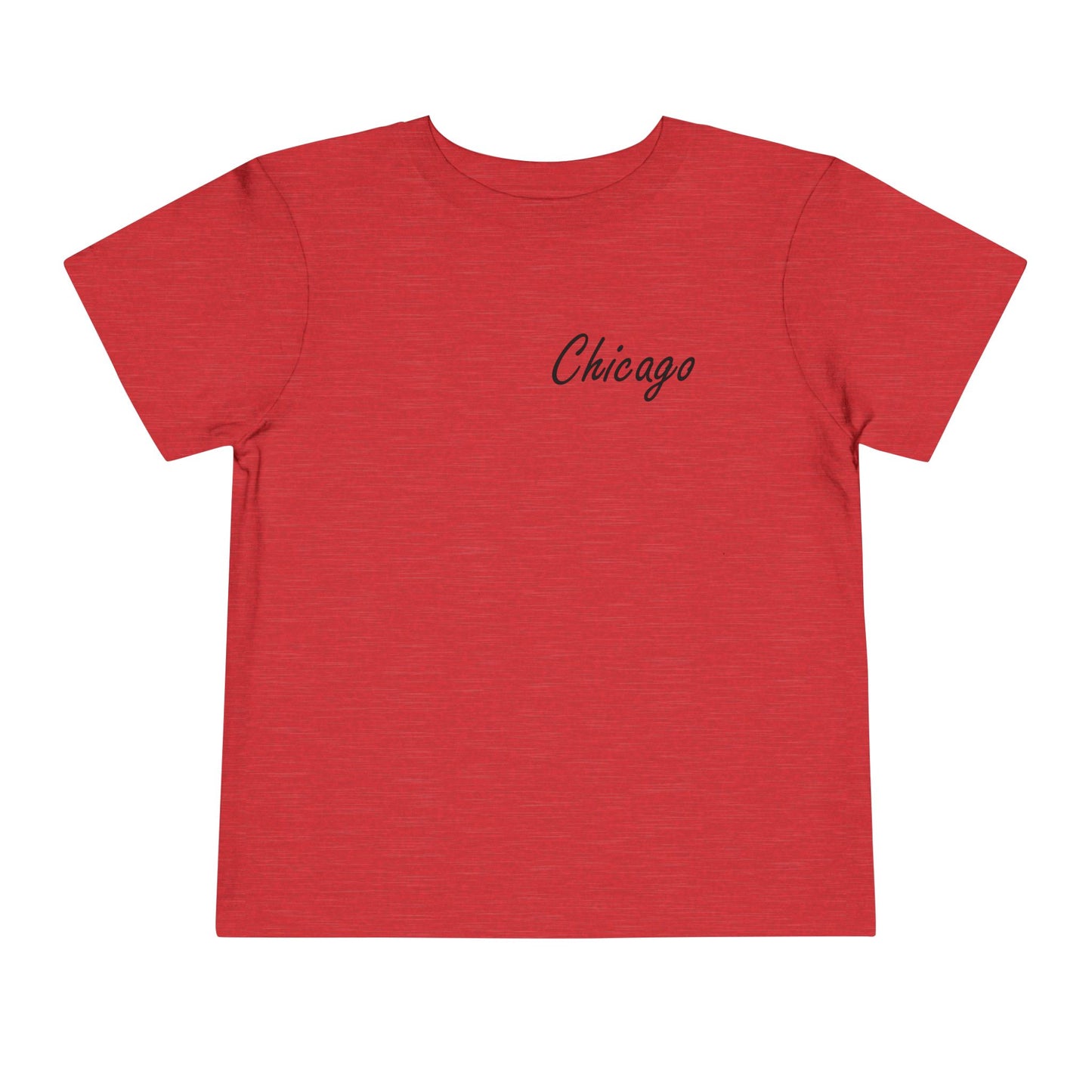 Elegant Chicago Skyline Unisex Toddler Short Sleeve Tee