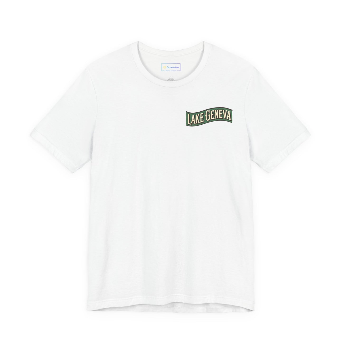 Retro Lake Geneva Unisex Jersey Short Sleeve Tee